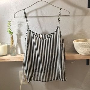 American Apparel Striped Tank Top XS